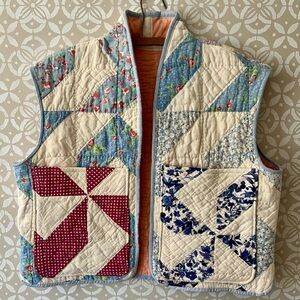 Handmade Women’s Quilted Vest with Pockets